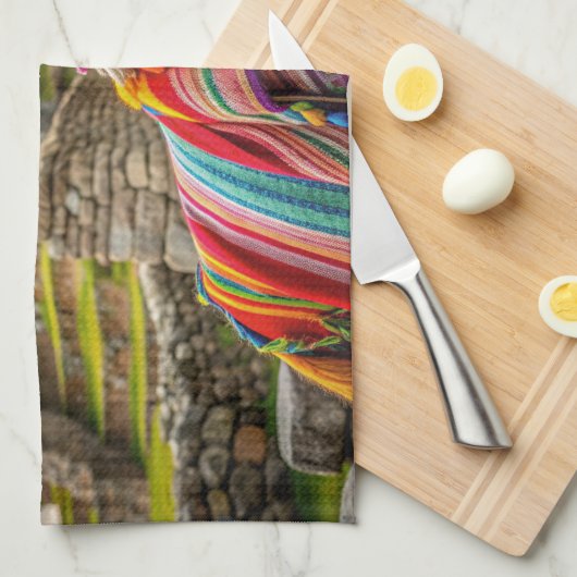 Peru Llama Geschirrtuch (Viertel Falte)