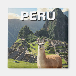 Peru Llama Magnet