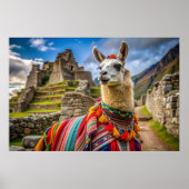Peru Llama Poster (Vorne)