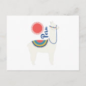 Peru Llama Postkarte (Vorderseite)