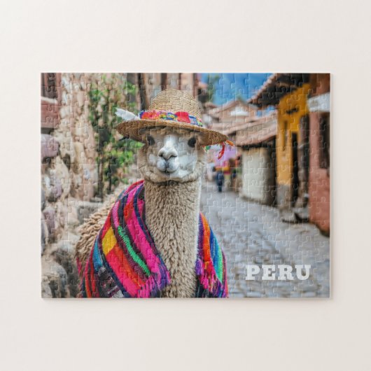 Peru Llama Puzzle (Horizontal)