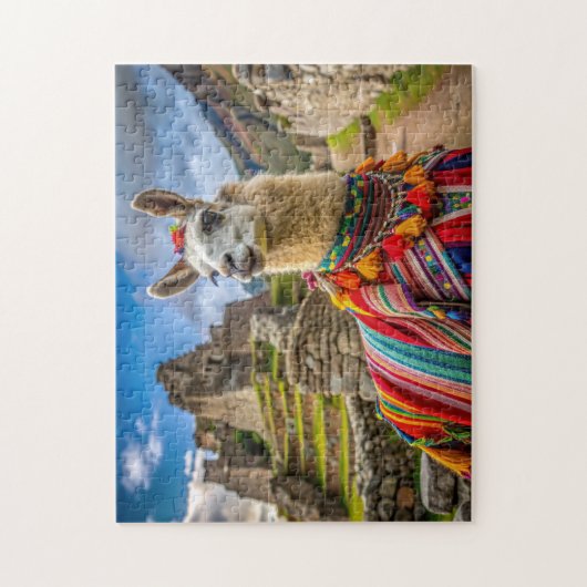 Peru Llama Puzzle (Vertikal)