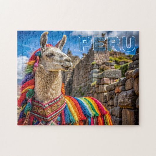 Peru Llama Puzzle (Horizontal)