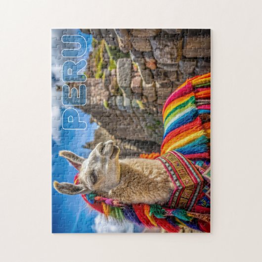 Peru Llama Puzzle (Vertikal)