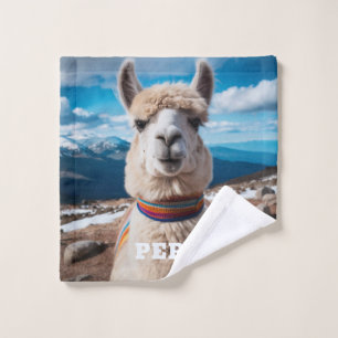 Peru Llama Waschlappen
