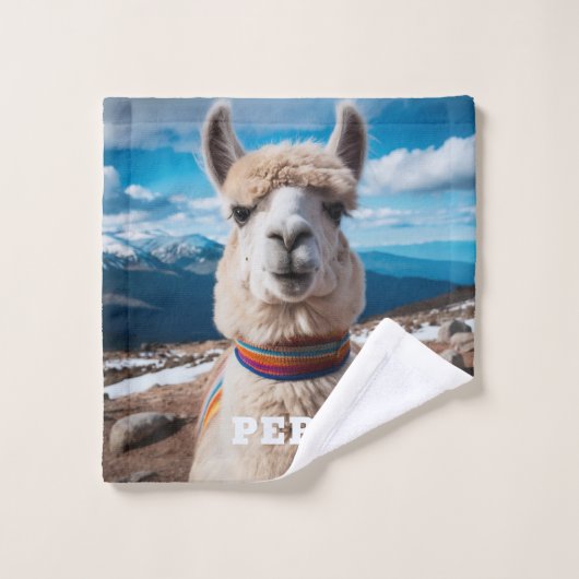 Peru Llama Waschlappen (Waschlappen)