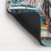 Peru, Los Organos. Fischerboot in Los Organos Mousepad (Ecke)