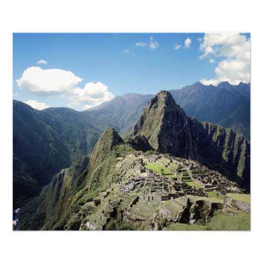 Peru, Machu Picchu, die alte verlorene Stadt Fotodruck (Vorne)