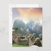 Peru, Machu Picchu, die alte verlorene Stadt Postkarte (Vorne/Hinten)
