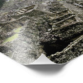 Peru, Machu Picchu, die alte verlorene Stadt von 3 Fotodruck (Ecke)