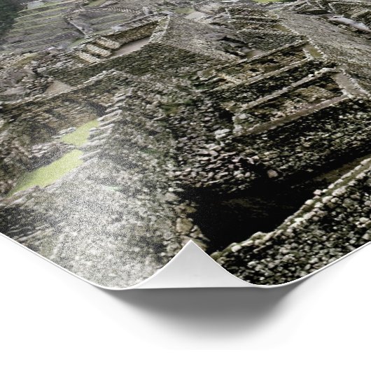 Peru, Machu Picchu, die alte verlorene Stadt von 3 Fotodruck (Ecke)