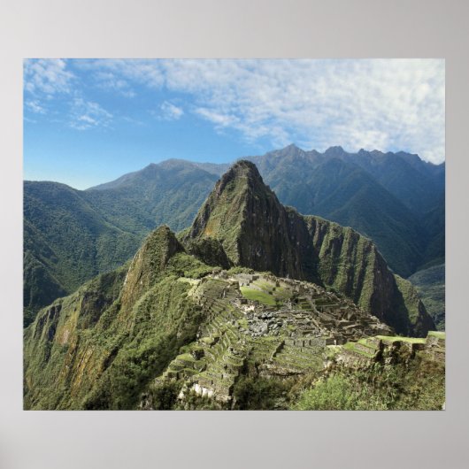 Peru, Machu Picchu, die alte verlorene Stadt von 3 Poster (Vorne)