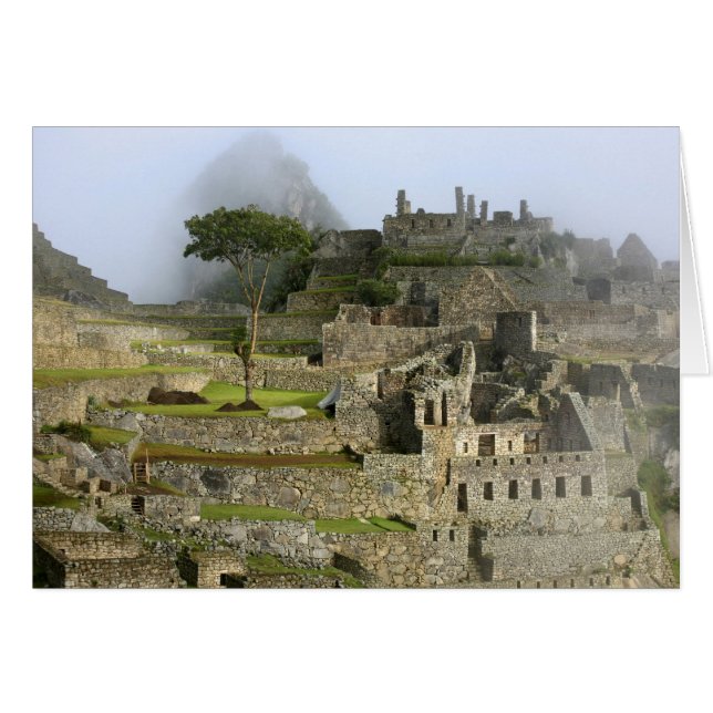 Peru, Machu Picchu. Die alte Zitadelle (Vorderseite (Horizontal))