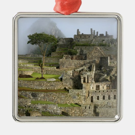 Peru, Machu Picchu. Die alte Zitadelle Ornament Aus Metall (Vorne)