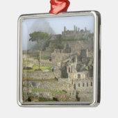 Peru, Machu Picchu. Die alte Zitadelle Ornament Aus Metall (Links)