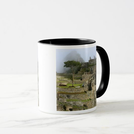 Peru, Machu Picchu. Die alte Zitadelle Tasse (VorderseiteRechts)