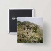 Peru, Machu Picchu. Die alte Zitadelle von Machu Button (Vorne & Hinten)