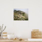 Peru, Machu Picchu. Die alte Zitadelle von Machu Poster (Küche)