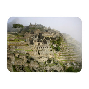 Peru, Machu Picchu. Die antike Zitadelle von Machu Magnet