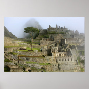 Peru, Machu Picchu. Die antike Zitadelle von Poster