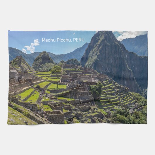 Peru Machu Picchu Geschirrtuch (Horizontal)