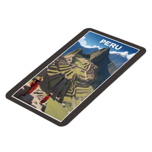 Peru Machu Picchu Magnet (Linke Seite)