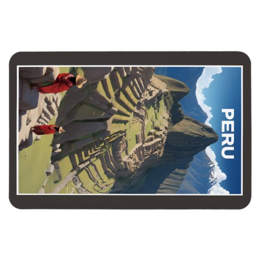 Peru Machu Picchu Magnet (Horizontal)