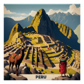 Peru Machu Picchu Poster (Vorderseite)