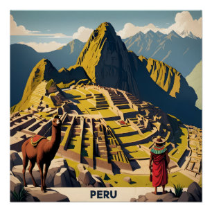 Peru Machu Picchu Poster
