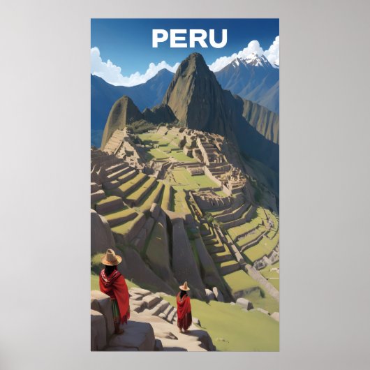 Peru Machu Picchu Poster (Vorne)
