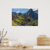 Peru Machu Picchu Poster (Küche)