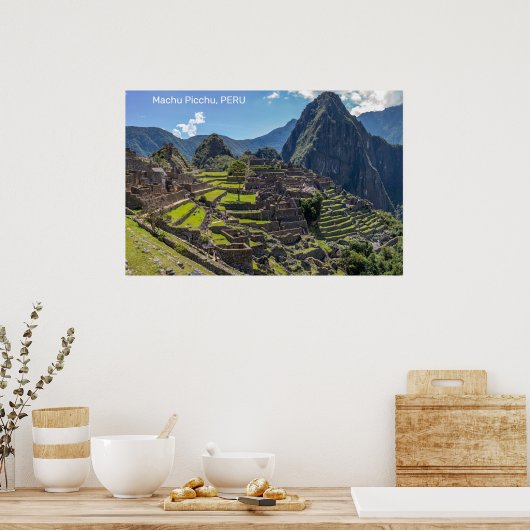 Peru Machu Picchu Poster (Küche)