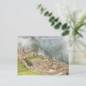 Peru Machu Picchu Postkarte (Stehend Vorderseite)
