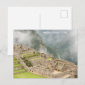 Peru Machu Picchu Postkarte (Vorne/Hinten)
