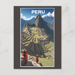 Peru Machu Picchu Postkarte