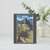 Peru Machu Picchu Postkarte (Stehend Vorderseite)
