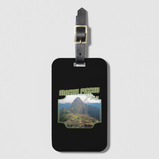 Peru Machu Picchu Ruins - Huayna Picchu Gepäckanhänger (Vorderseite Vertikal)