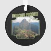 Peru Machu Picchu Ruins - Huayna Picchu Ornament (Rückseite)