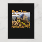 Peru Machu Picchu Wandern Postkarte (Vorderseite)