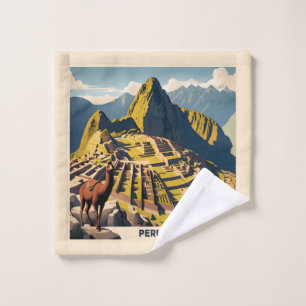 Peru Machu Picchu Waschlappen