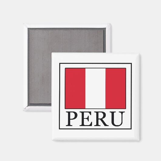 Peru Magnet (Vorderseite/Rückseite)