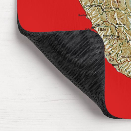 Peru Map Mousepad (Ecke)