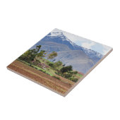 Peru, Maras. Landschaft über dem Sakraltal Fliese (Seite)