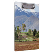 Peru, Maras. Landschaft über dem Sakraltal Klemmbrett (Rechts)