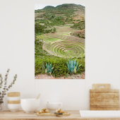 Peru, Moray. Moray Incan Agricultural Laboratory Poster (Küche)