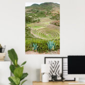 Peru, Moray. Moray Incan Agricultural Laboratory Poster (Heimbüro)