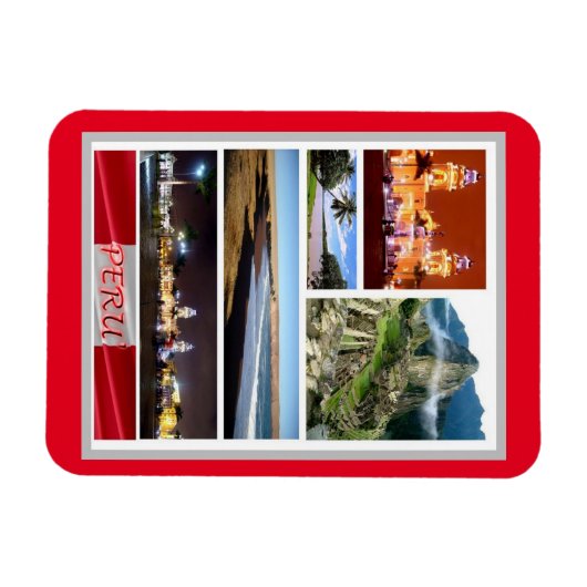 Peru - Mosaik - Magnet (Horizontal)
