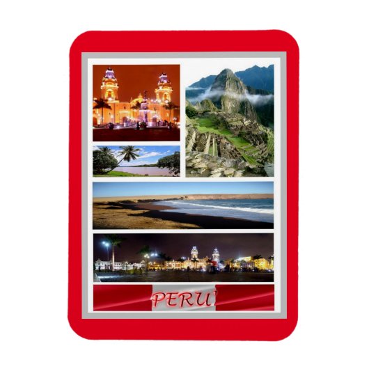 Peru - Mosaik - Magnet (Vertikal)