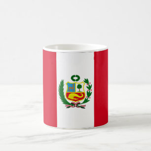 Peru-Nationalflagge Kaffeetasse