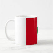 Peru-Nationalflagge Kaffeetasse (Links)